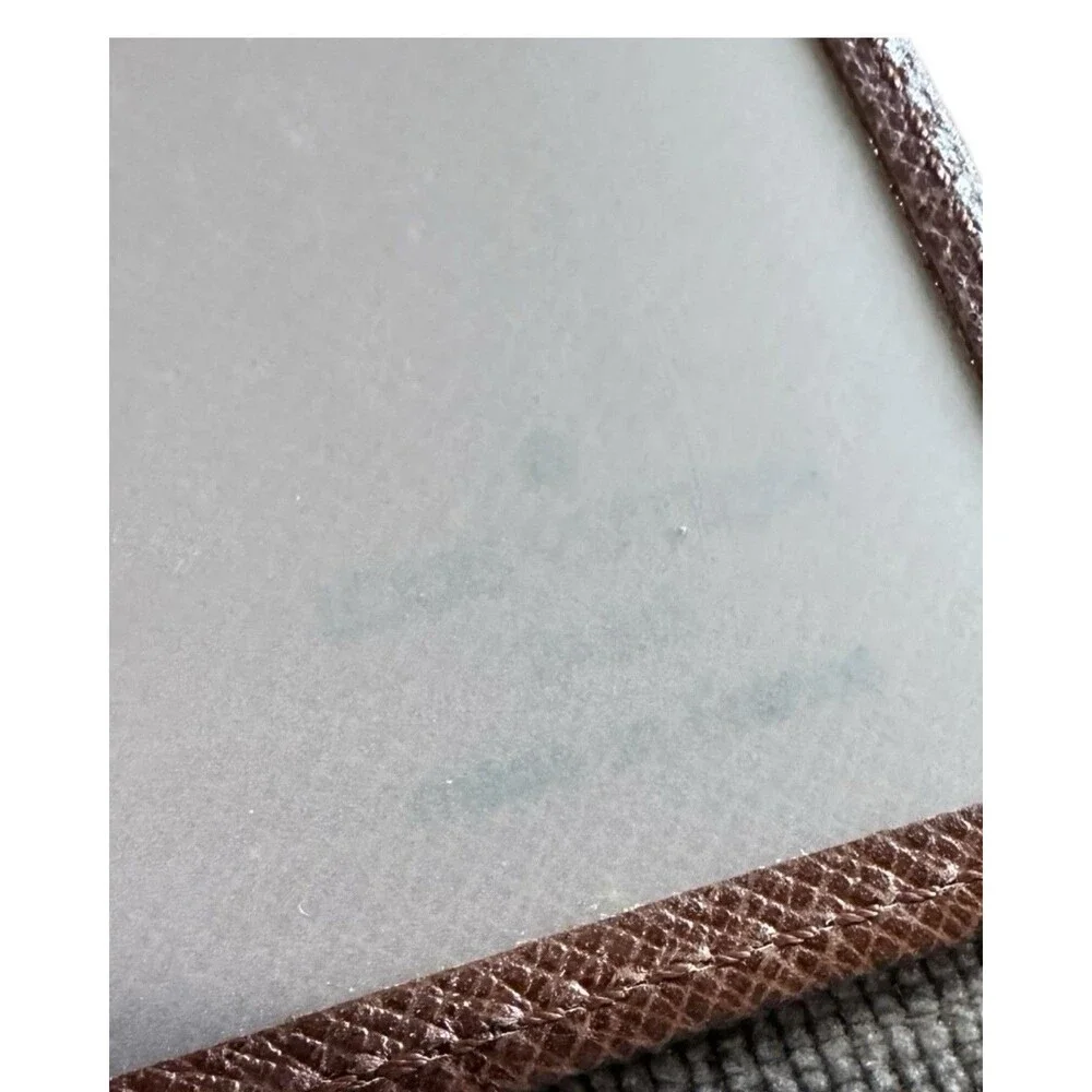 NEW 🔥 Louis Vuitton Brown ID Holder Card Wallet Insert Never used